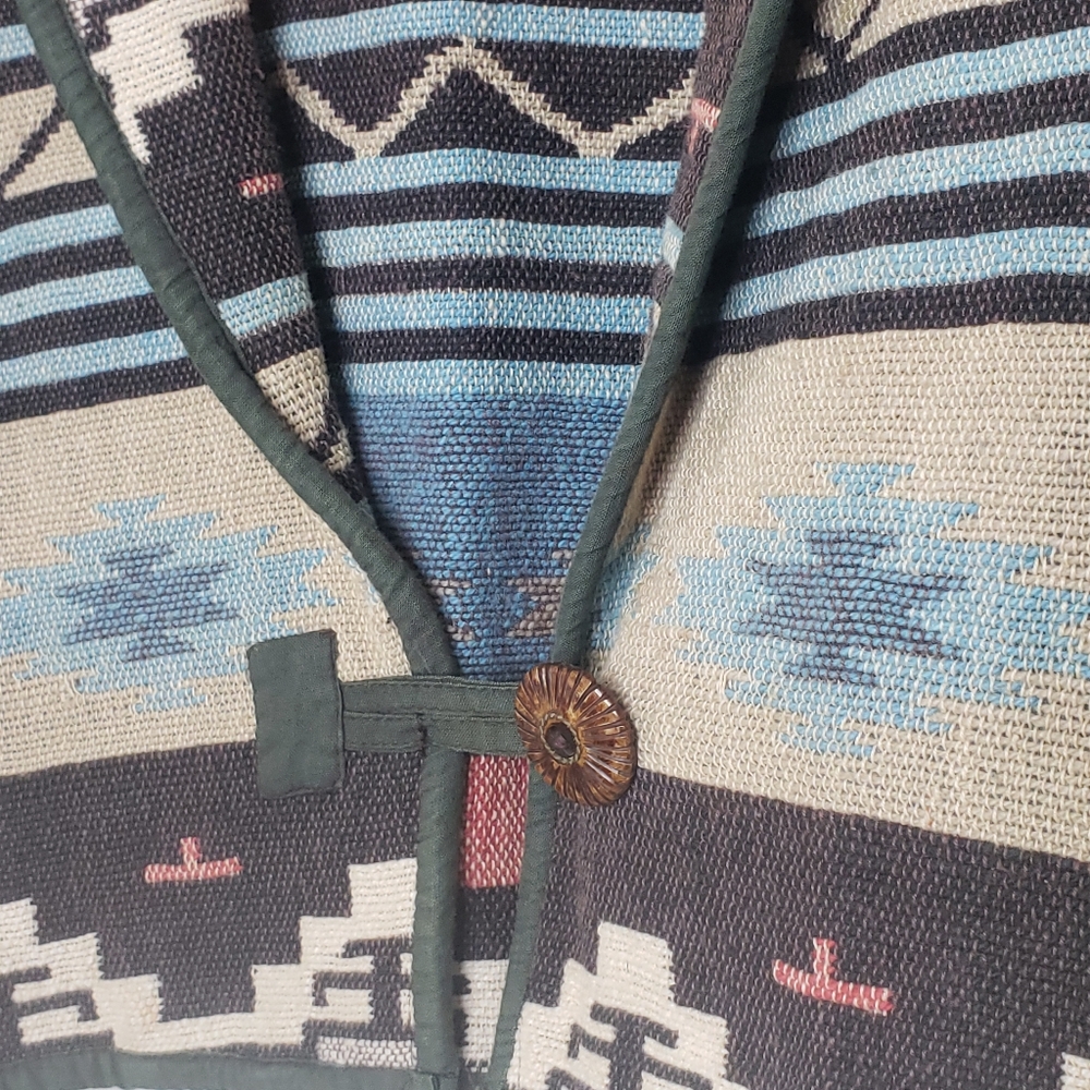 Flashback Aztec Western Jacket Size Large - image 3